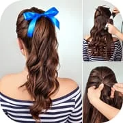 Hairstyles step by step icon