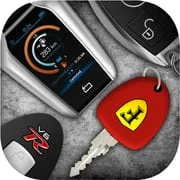 Keys simulator and cars sounds app icon - Auto & Vehicles category