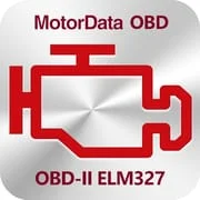 MotorData OBD2 ELM car scanner app icon - Auto & Vehicles category