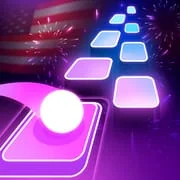 Tiles Hop EDM Rush Music Game app icon - Music category