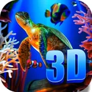 Aquarium 3D Live Wallpaper 4K app icon - Personalization category