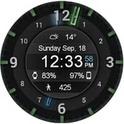 Galaxy Glow HD Watch Face app icon - Personalization category