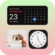 Widgets OS 17 - Color Widgets app icon - Personalization category