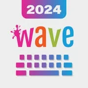 Wave Animated Keyboard Emoji app icon - Personalization category