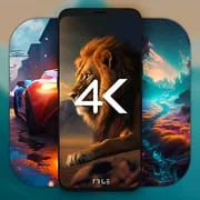 4K Wallpapers - Auto Changer app icon - Personalization category