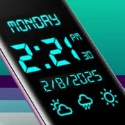 SmartClock - LED Digital Clock app icon - Personalization category