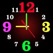 Nightstand Clock - Always ON app icon - Personalization category