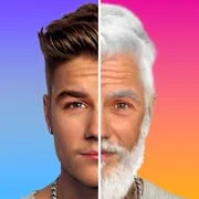 FaceLab Face Editor App, Aging app icon - Photography category