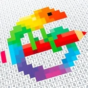 Pixel Art - Color by Number app icon - Puzzle category