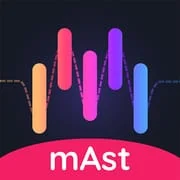 mAst: Music Status Video Maker app icon - Video Players & Editors category