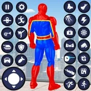 Spider Rope Hero: Superhero app icon - Strategy category