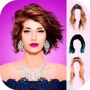 Virtual Hair Style Changer app icon - Beauty category