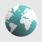 World Map Quiz app icon - Trivia category