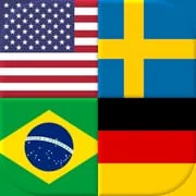 Flags of All World Countries app icon - Trivia category