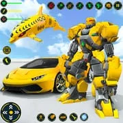 Dolphin Robot Transform Wars app icon - Strategy category