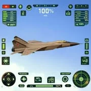 Sky Warriors: Airplane Games app icon - Action category