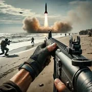 World War: Army Battle FPS 3D app icon - Action category