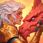 Friends & Dragons - Puzzle RPG app icon - Role Playing category