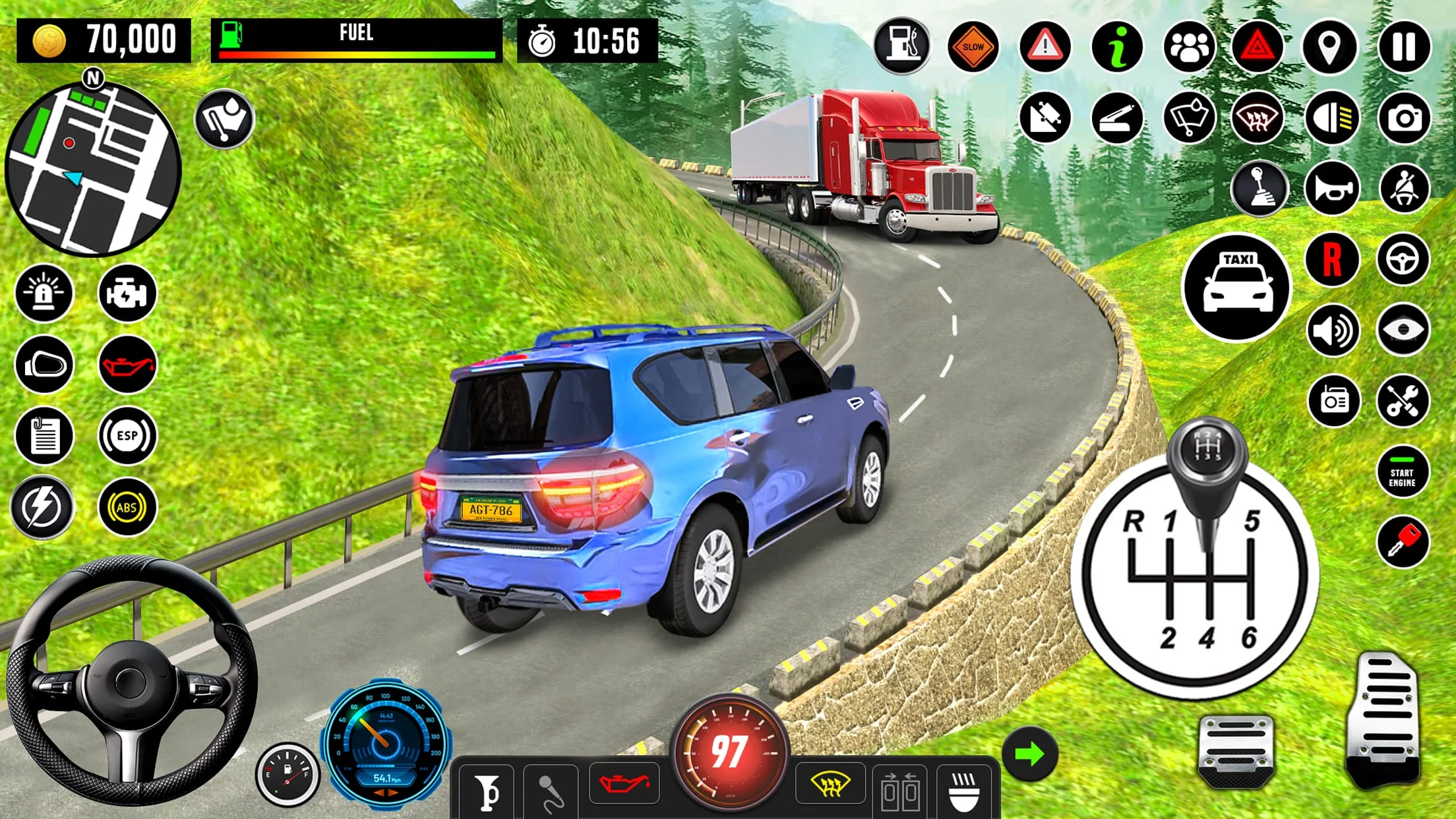Crazy Car Transport Truck Game Screenshot 2
