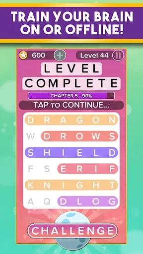 Word Search Addict Word Puzzle Screenshot 4