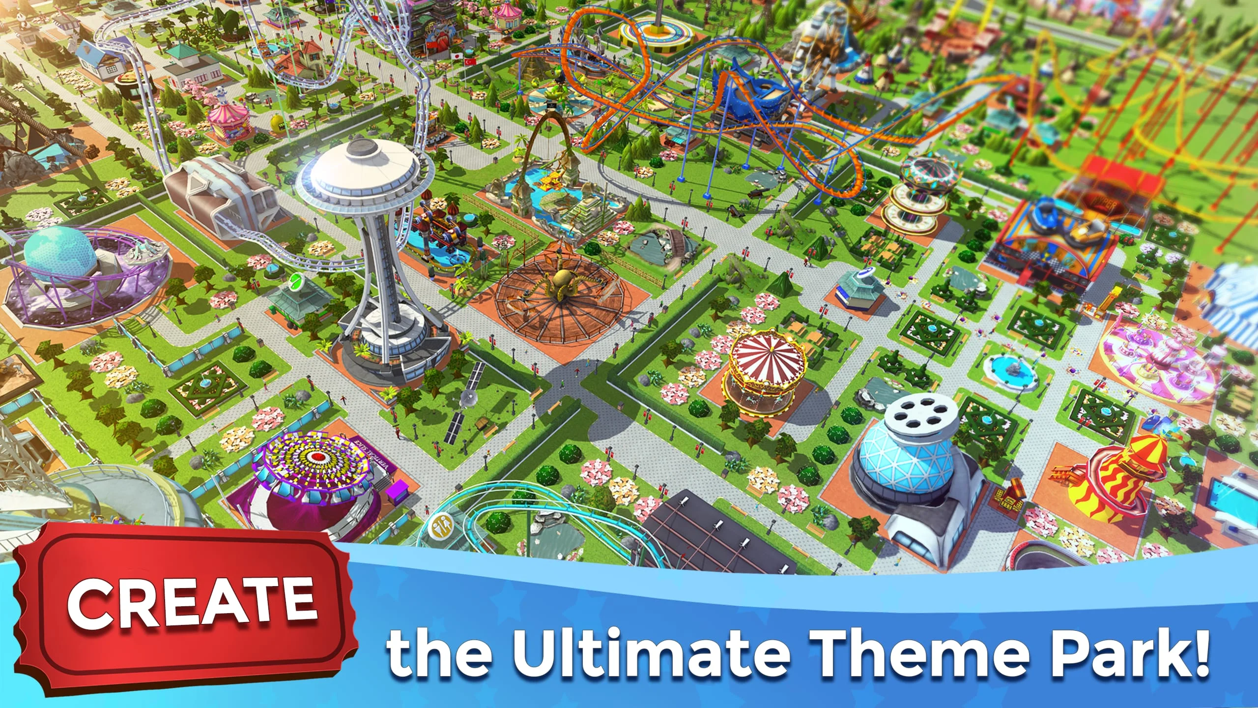 RollerCoaster Tycoon Touch Screenshot 1