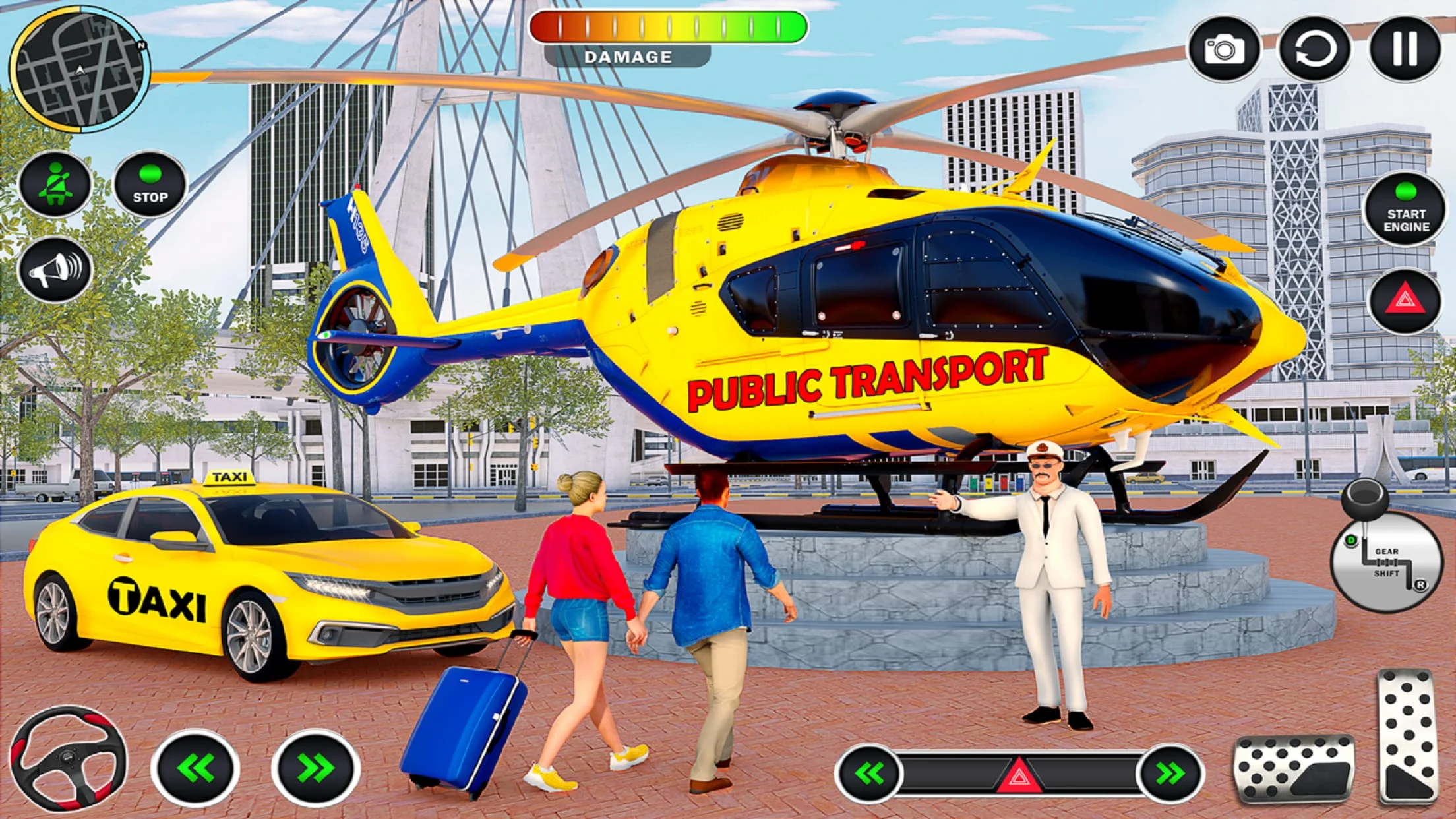 Cab Simulator Passenger Game Screenshot 3