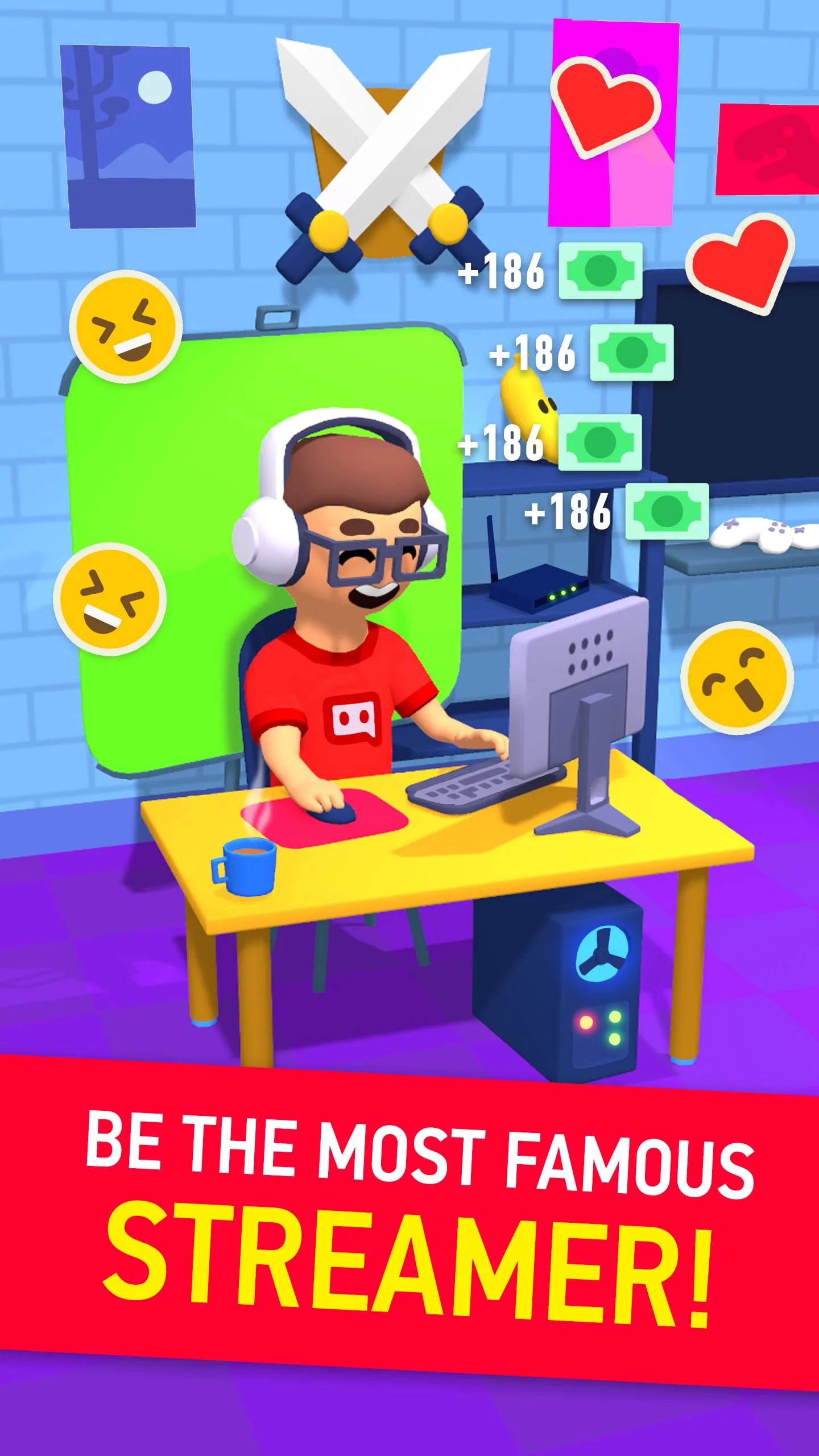 Idle Streamer - Tuber game Screenshot 1