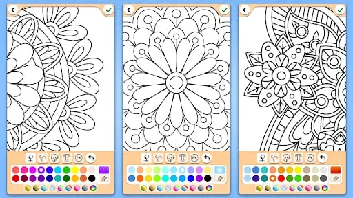 Mandala Coloring Pages Screenshot 1