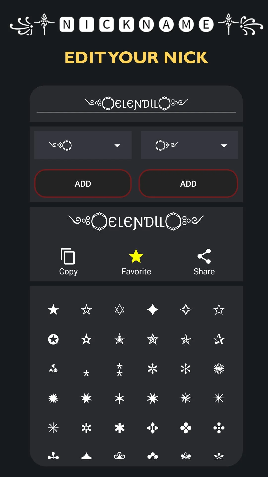 Crosshair & Nickname Generator Screenshot 3