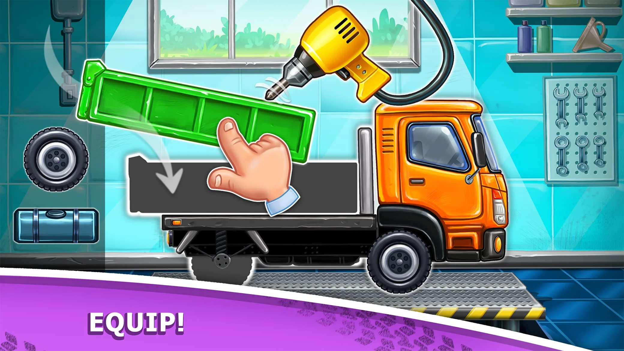 Truck games - build a house Screenshot 1