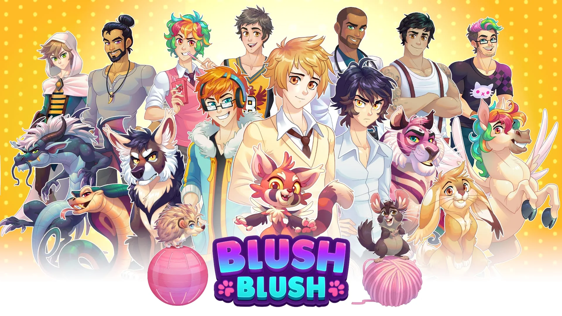 Blush Blush - Idle Otome Game Screenshot 1