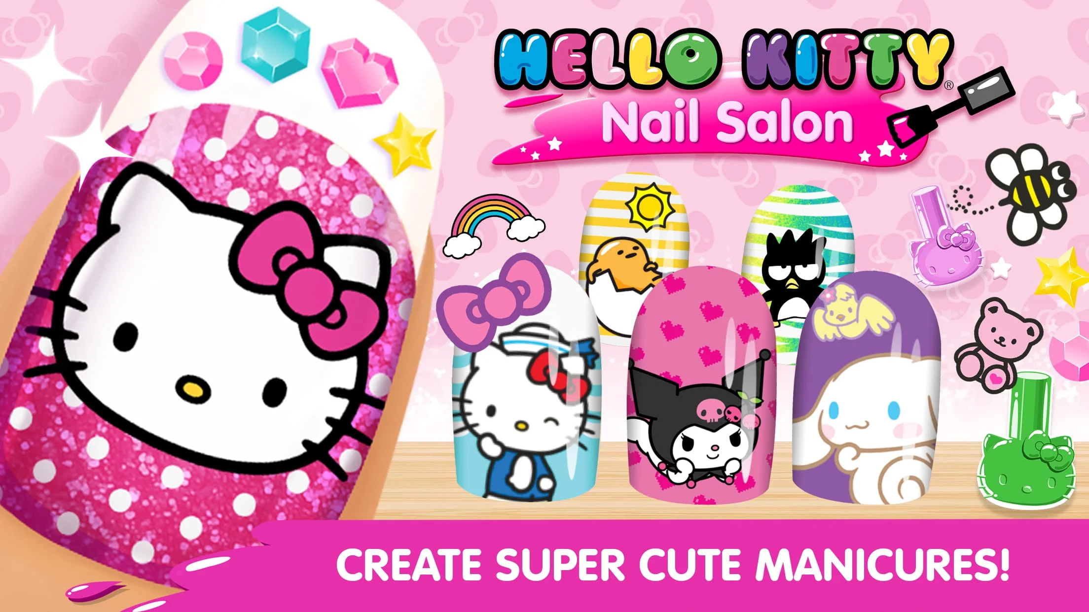 Hello Kitty Nail Salon Screenshot 1