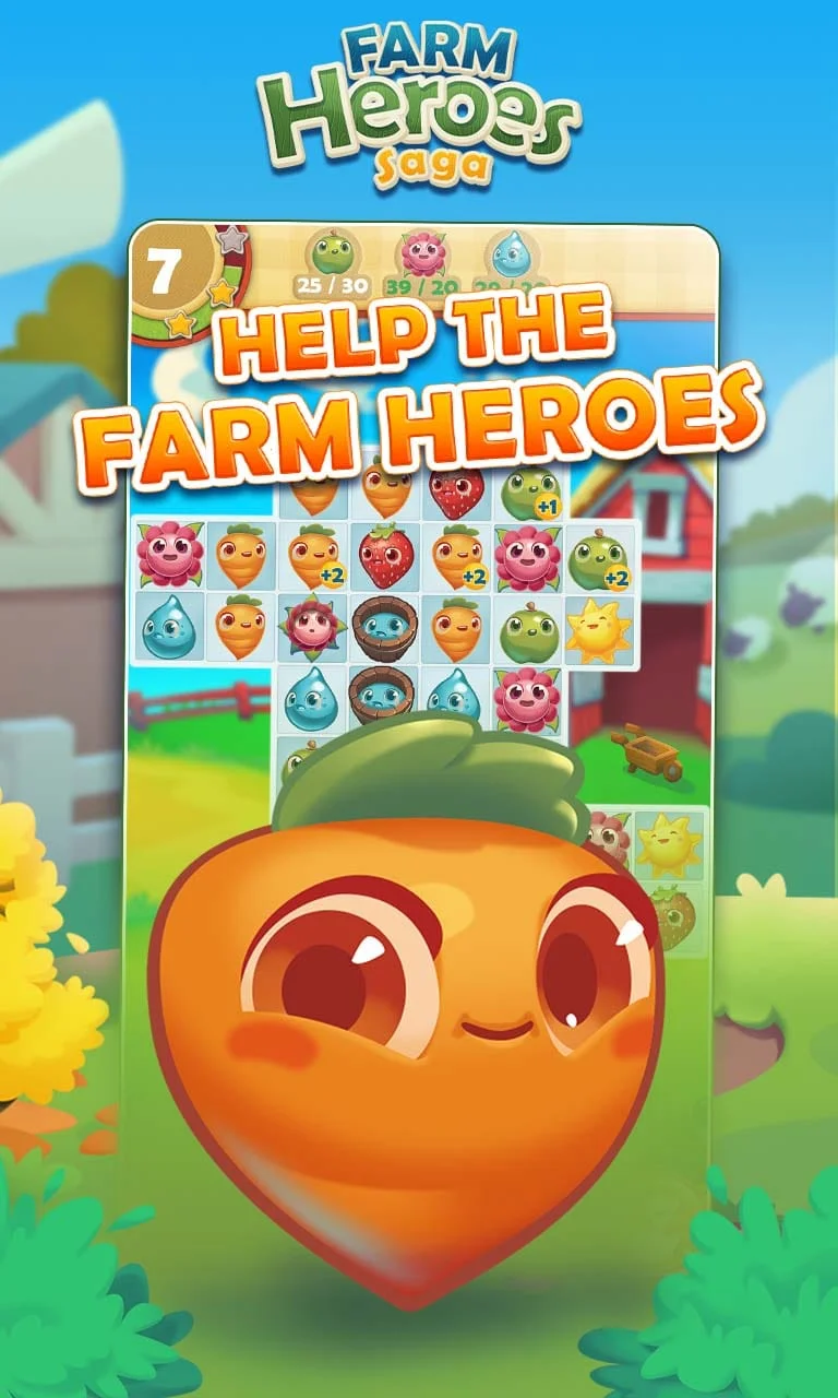 Farm Heroes Saga Screenshot 1