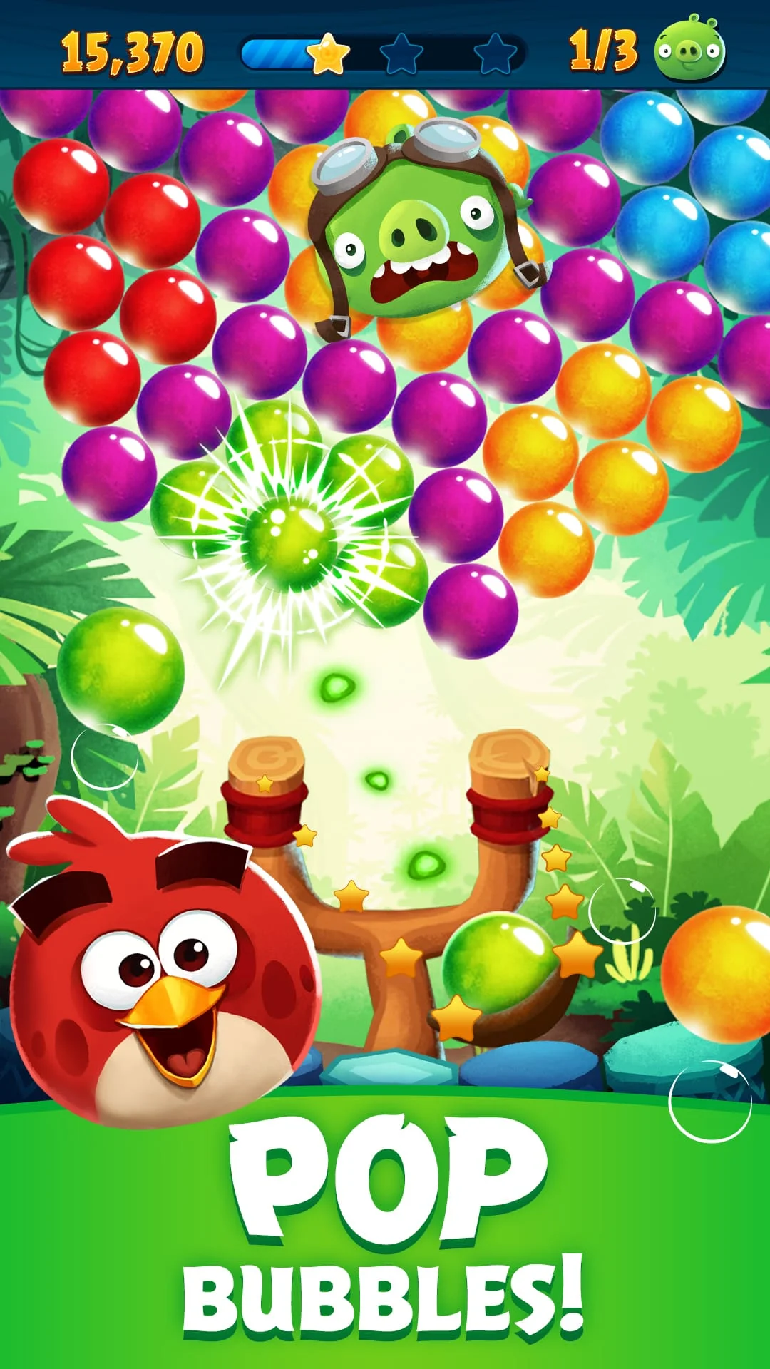 Angry Birds POP Bubble Shooter Screenshot 1