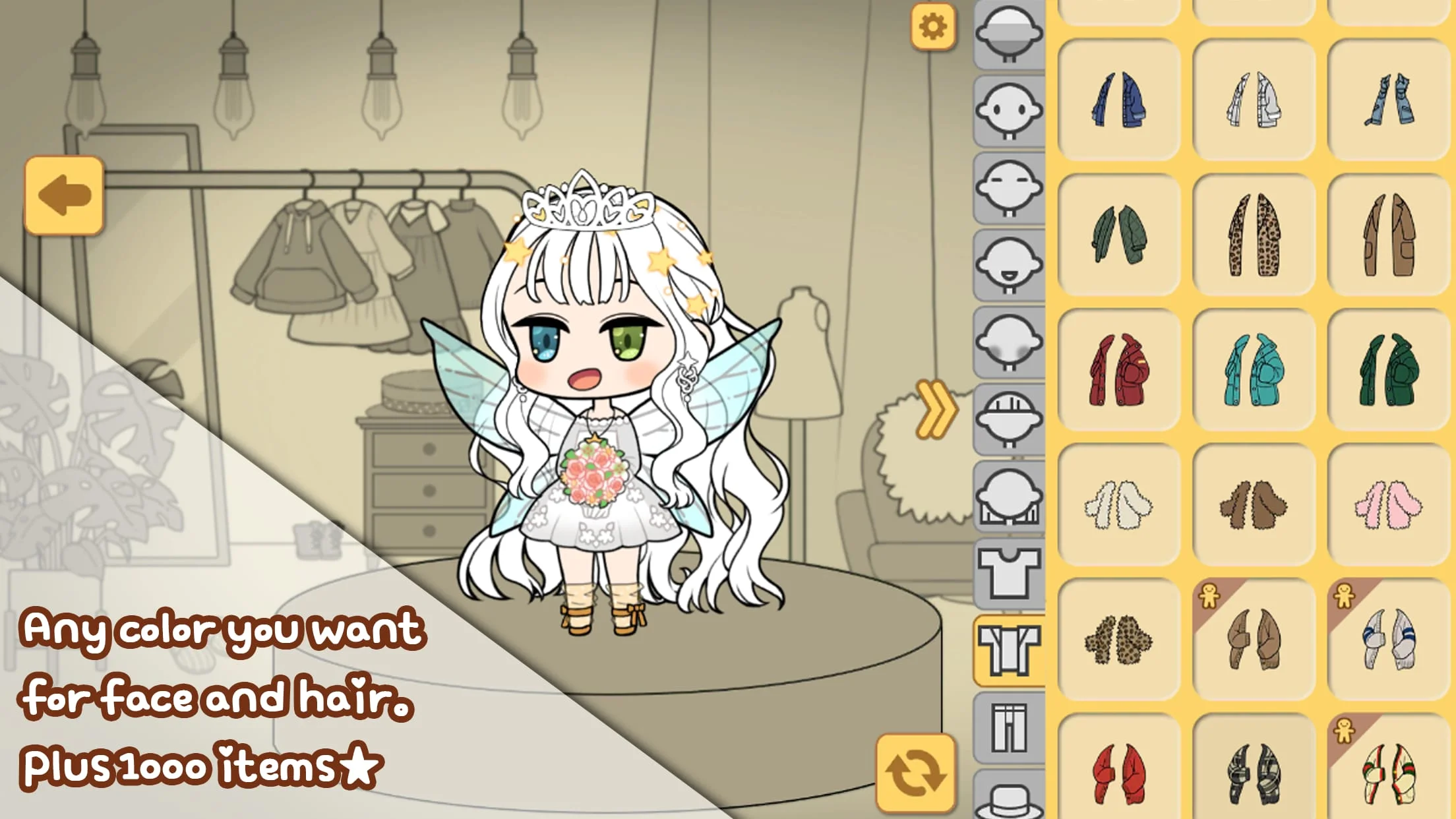 Character Maker: Dress-up Game Screenshot 1