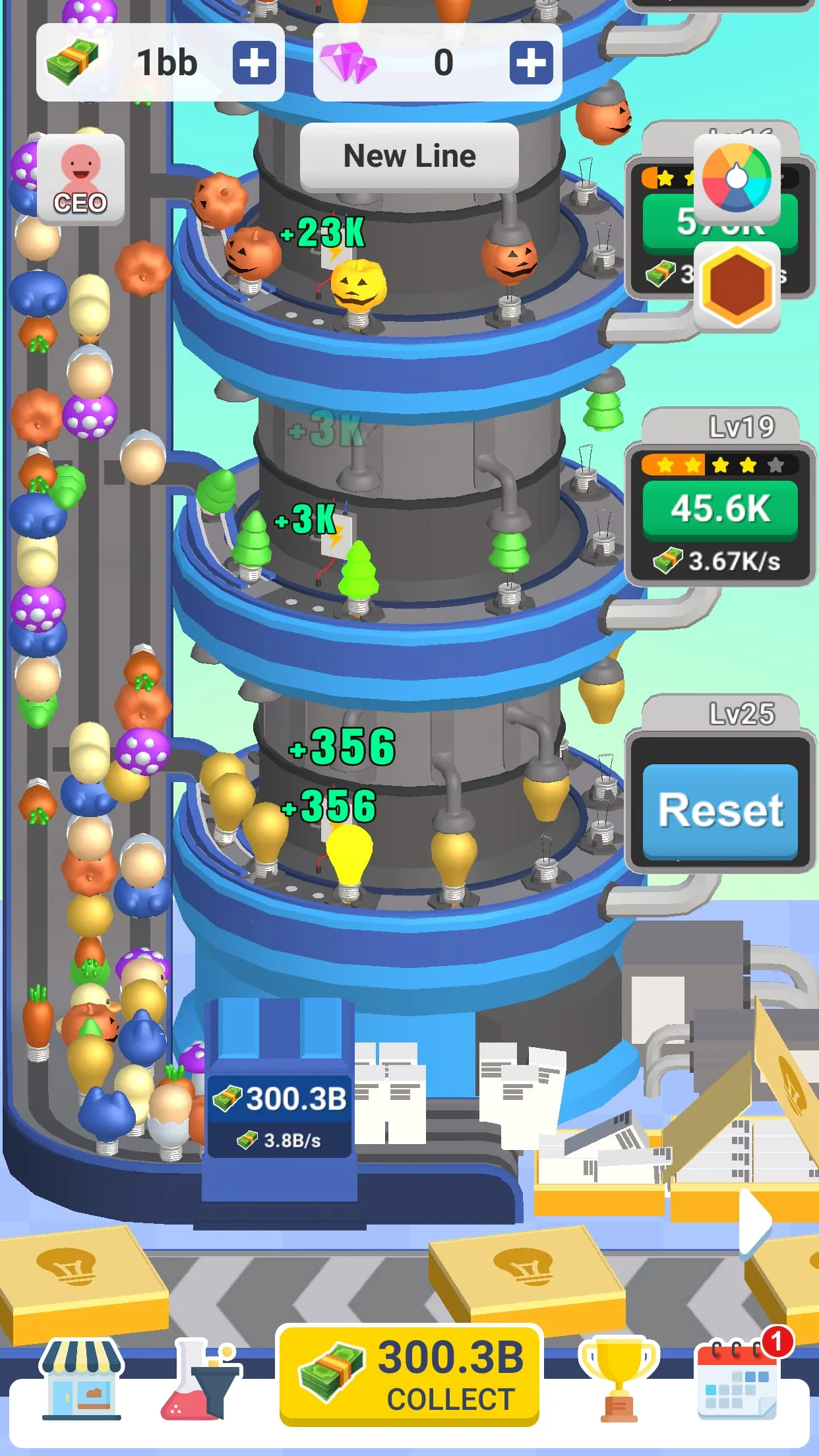 Idle Light Bulb Screenshot 2