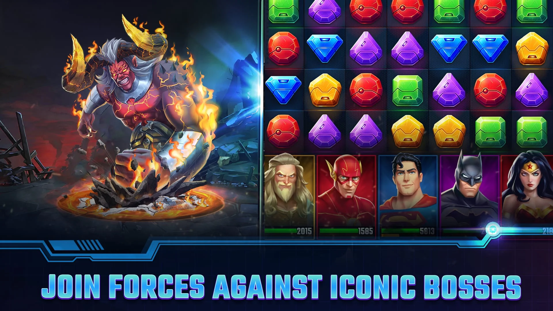 DC Heroes & Villains: Match 3 Screenshot 4