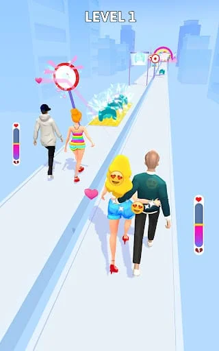 Bestie Breakup - Run for Love Screenshot 2