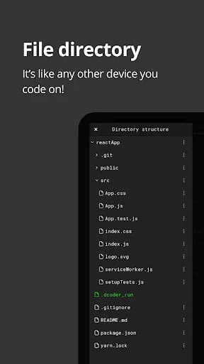 Dcoder, Compiler IDE :Code & P Screenshot 2
