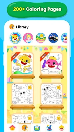 Baby Shark Coloring Book: Kids Screenshot 3
