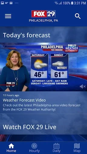 FOX 29 Philadelphia: Weather Screenshot 2