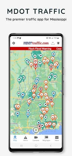 MDOT Traffic (Mississippi) Screenshot 1