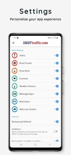 MDOT Traffic (Mississippi) Screenshot 2