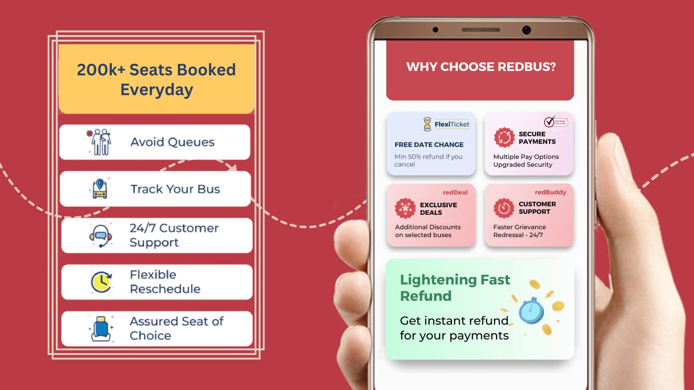 redBus Book Bus, Train Tickets Screenshot 2