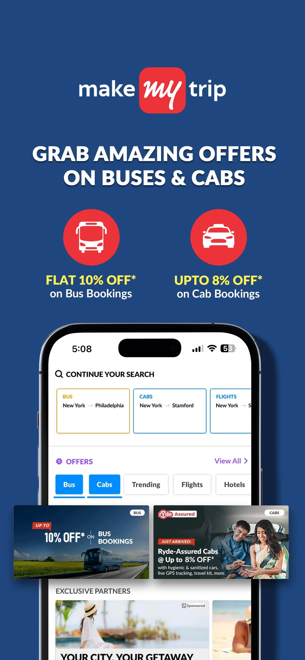 MakeMyTrip - Flights & Hotels Screenshot 3