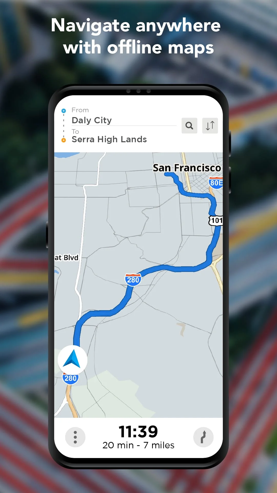 GPS Offline Maps & Navigation Screenshot 3