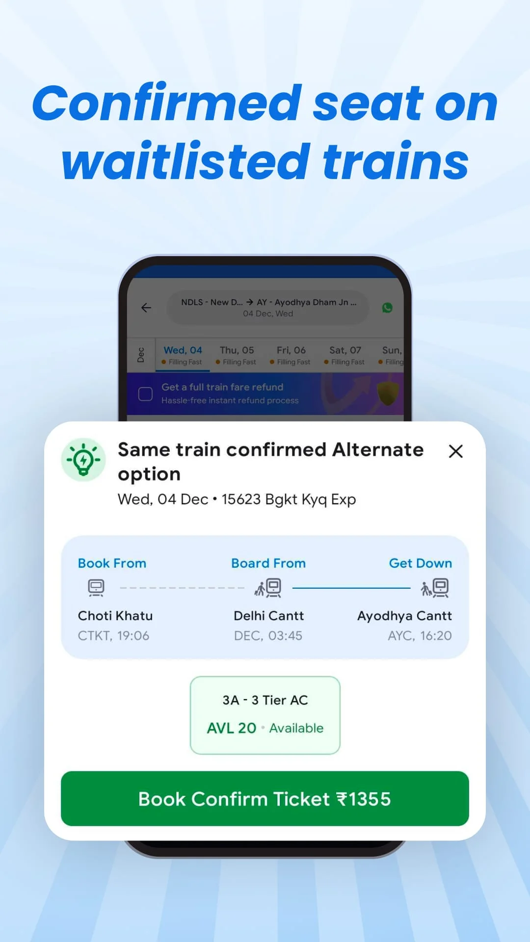 ixigo Trains: Ticket Booking Screenshot 4