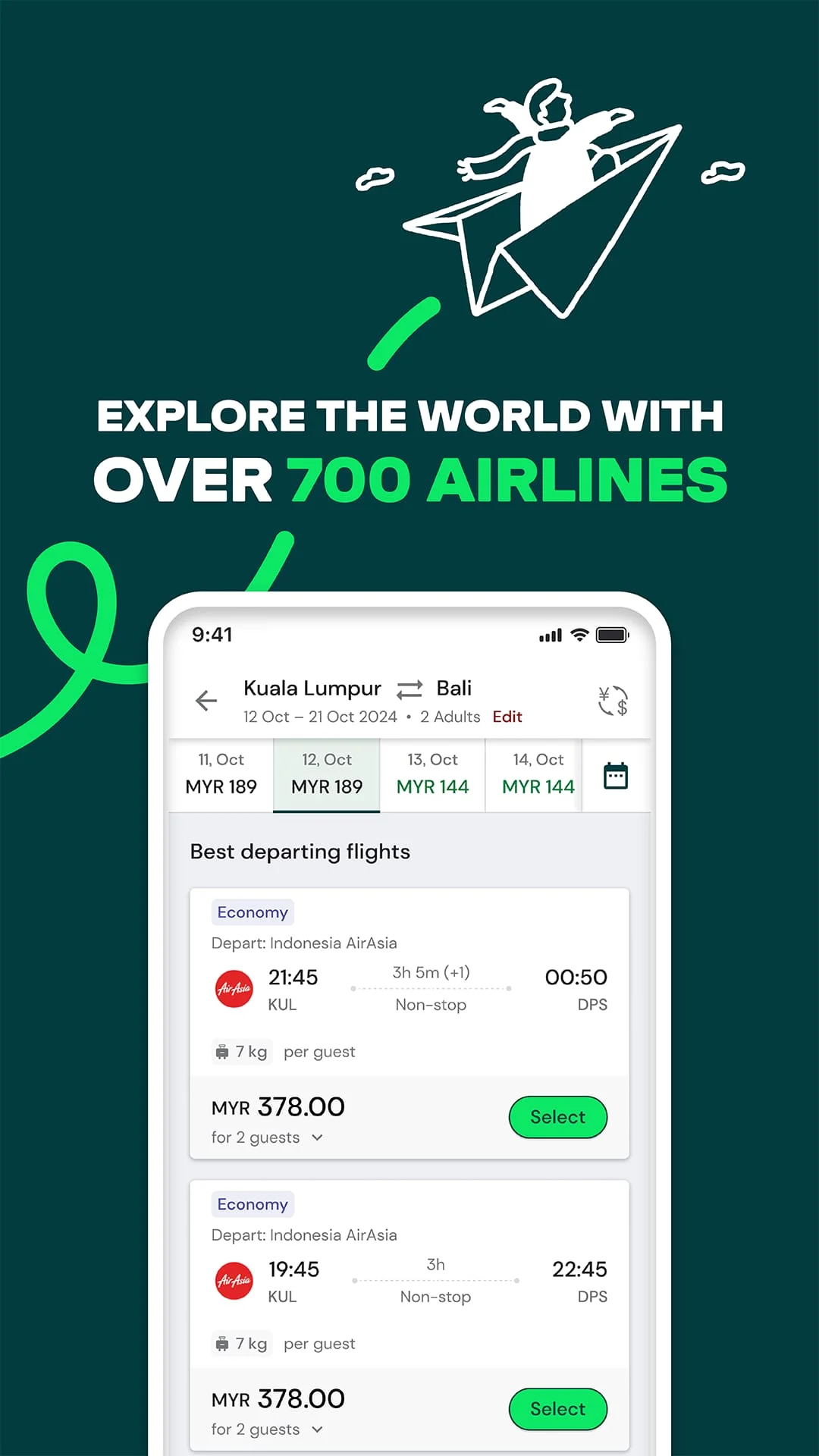 AirAsia MOVE: Flights & Hotels Screenshot 2