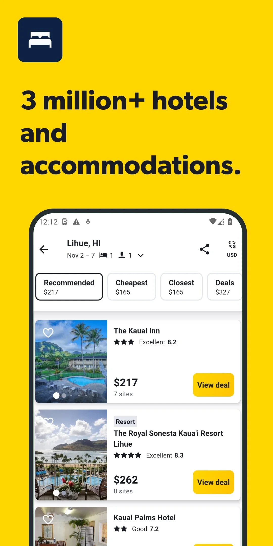 Cheapflights: Flights & Hotels Screenshot 3