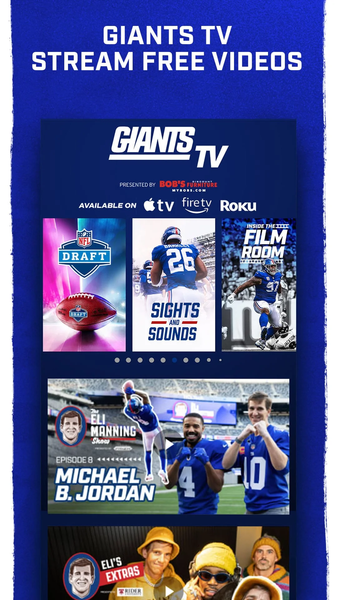 New York Giants Mobile Screenshot 2